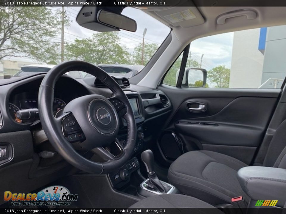 2018 Jeep Renegade Latitude 4x4 Alpine White / Black Photo #3