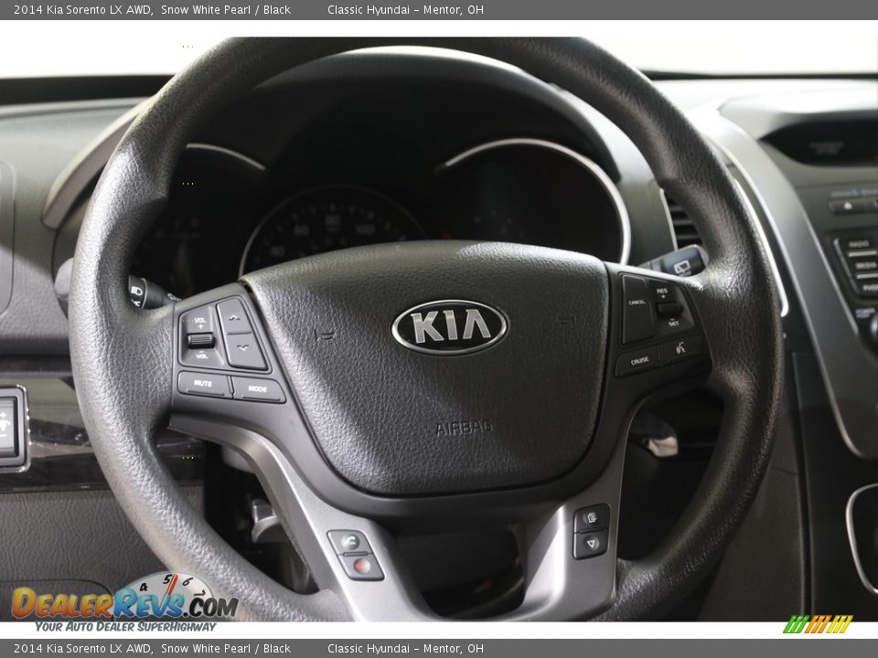 2014 Kia Sorento LX AWD Snow White Pearl / Black Photo #7