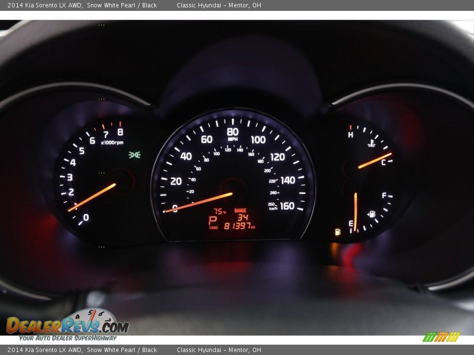 2014 Kia Sorento LX AWD Snow White Pearl / Black Photo #8