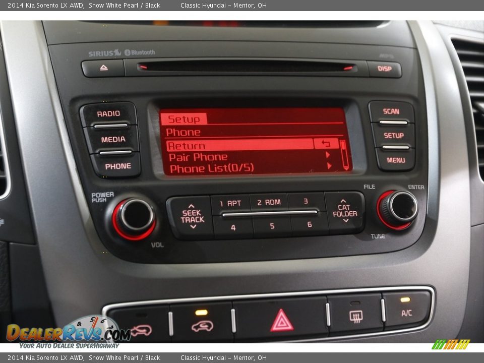 2014 Kia Sorento LX AWD Snow White Pearl / Black Photo #10