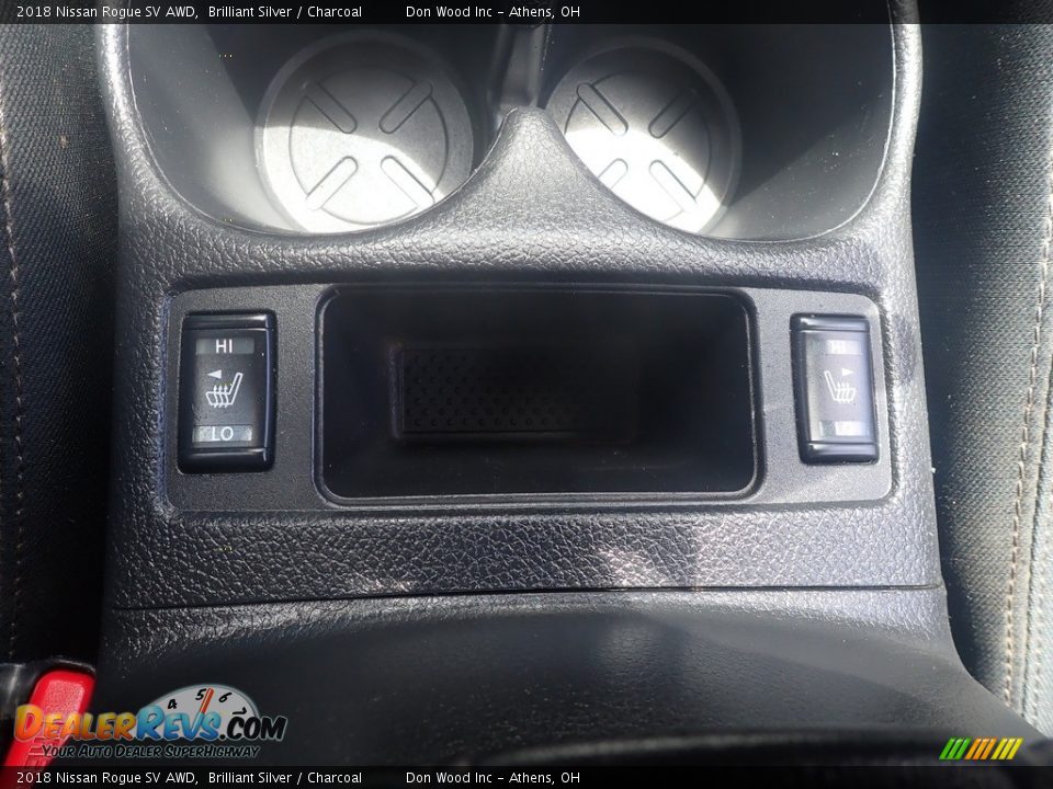 2018 Nissan Rogue SV AWD Brilliant Silver / Charcoal Photo #2