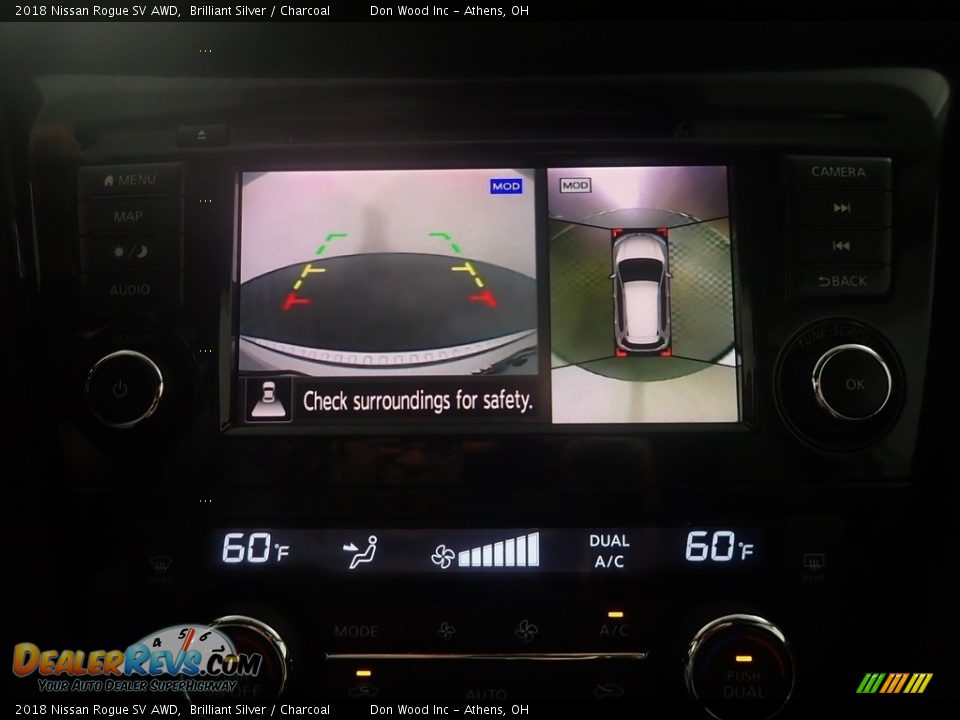 2018 Nissan Rogue SV AWD Brilliant Silver / Charcoal Photo #4