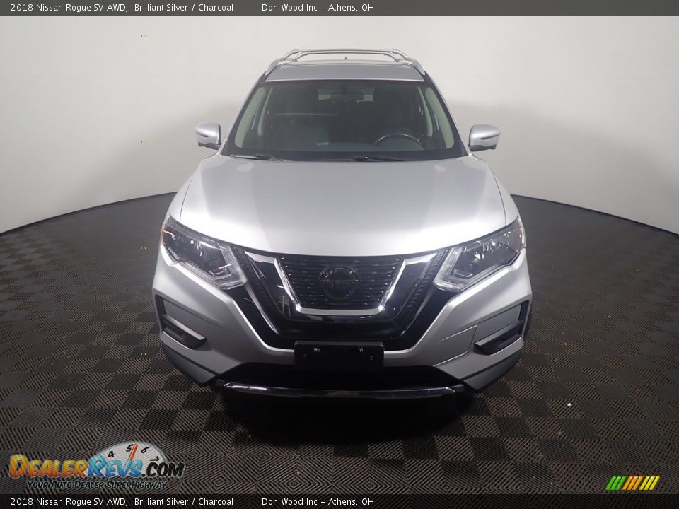 2018 Nissan Rogue SV AWD Brilliant Silver / Charcoal Photo #7