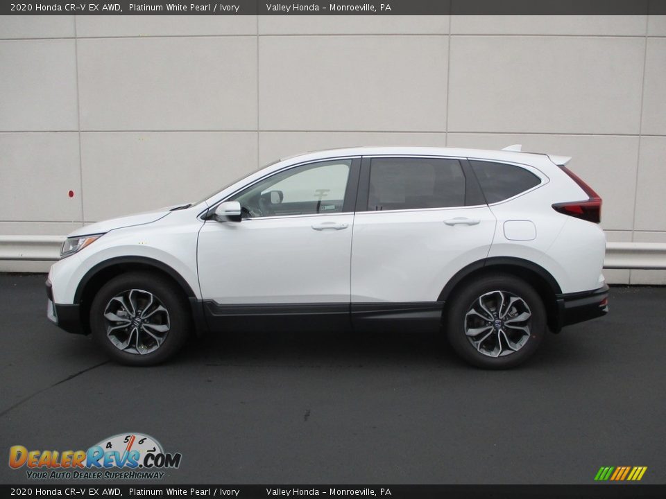 2020 Honda CR-V EX AWD Platinum White Pearl / Ivory Photo #2