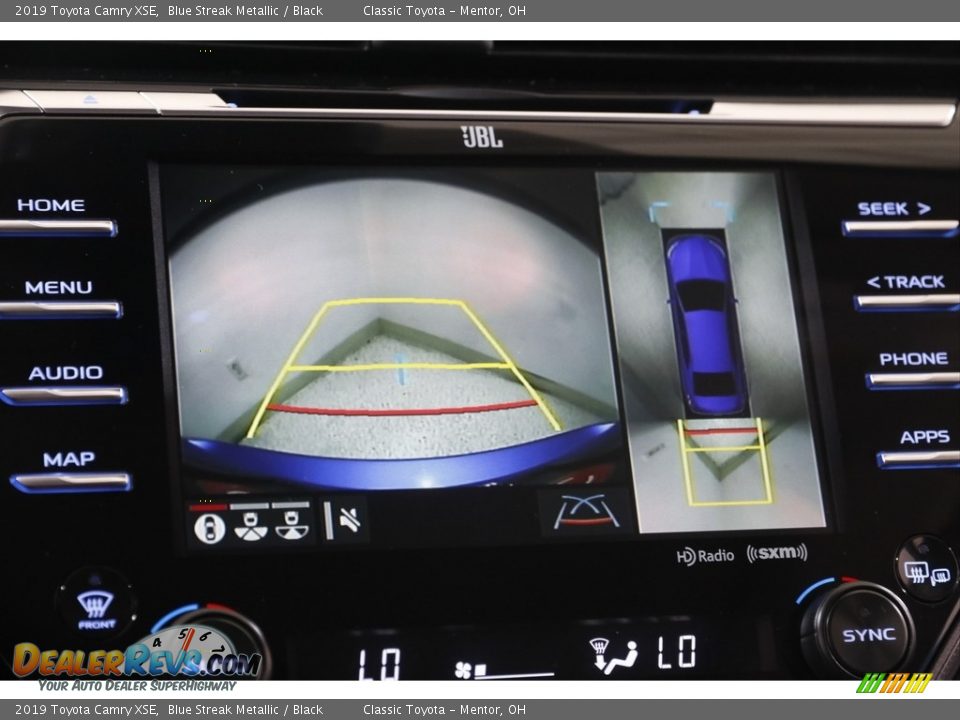 2019 Toyota Camry XSE Blue Streak Metallic / Black Photo #12