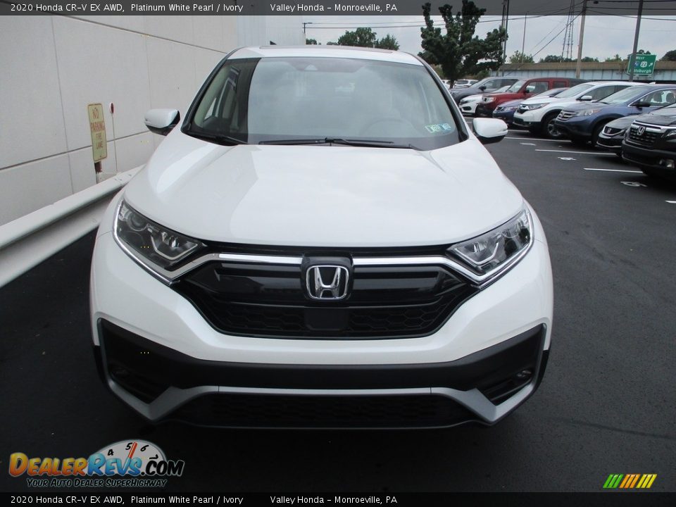 2020 Honda CR-V EX AWD Platinum White Pearl / Ivory Photo #8