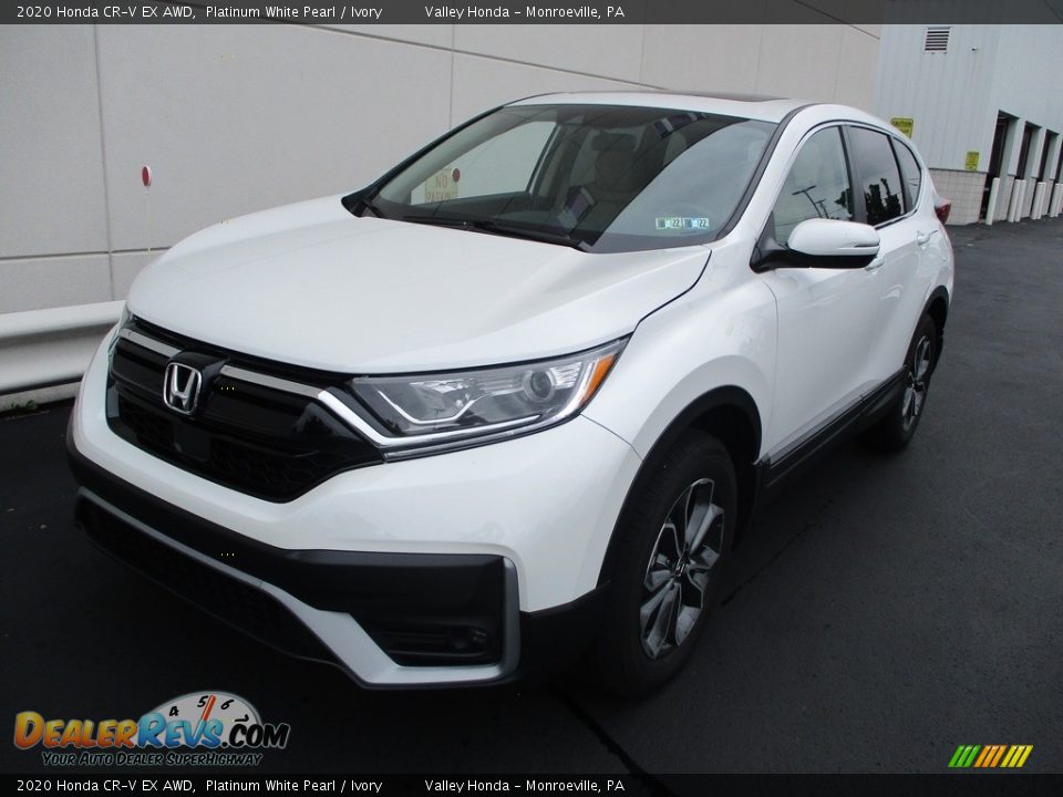 2020 Honda CR-V EX AWD Platinum White Pearl / Ivory Photo #9