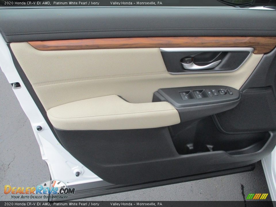 2020 Honda CR-V EX AWD Platinum White Pearl / Ivory Photo #10