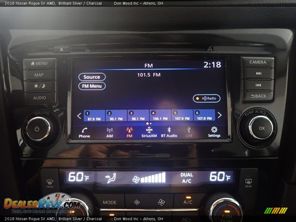 2018 Nissan Rogue SV AWD Brilliant Silver / Charcoal Photo #29