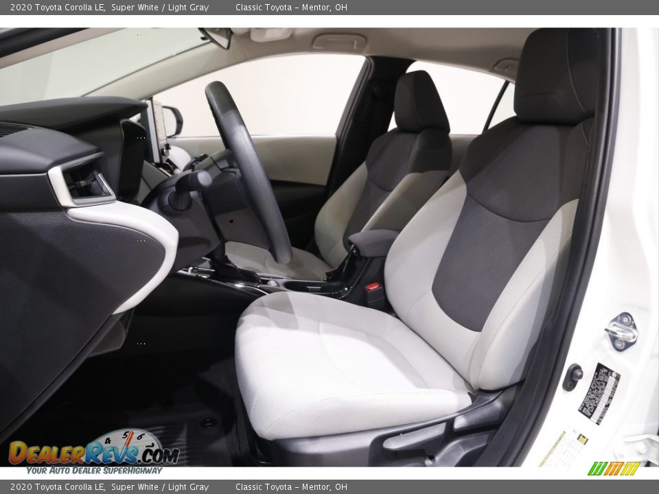 2020 Toyota Corolla LE Super White / Light Gray Photo #5