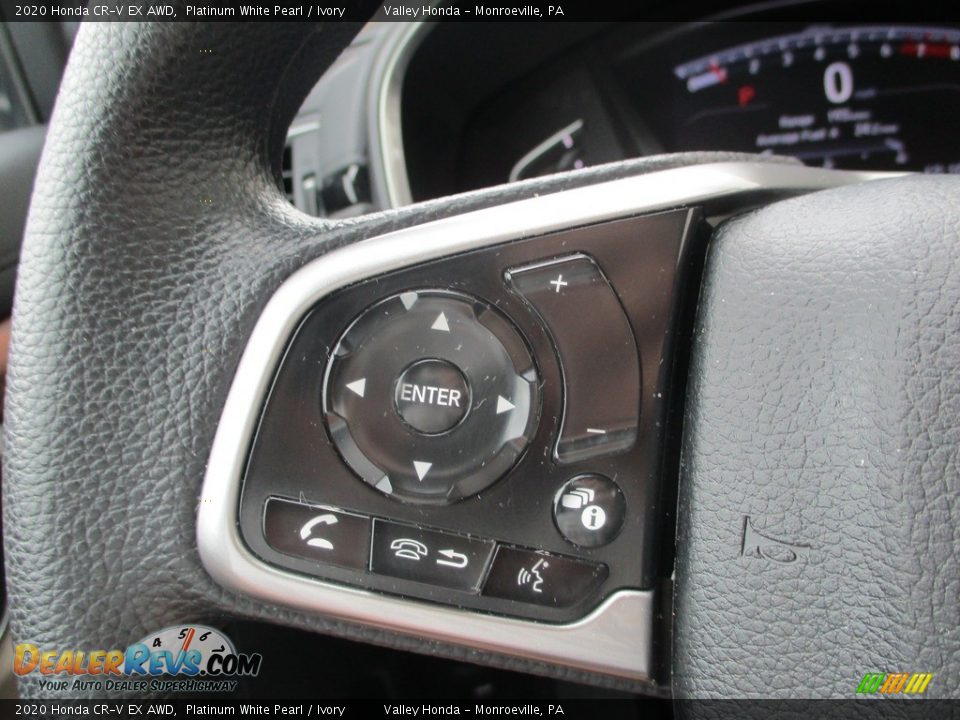 2020 Honda CR-V EX AWD Platinum White Pearl / Ivory Photo #18
