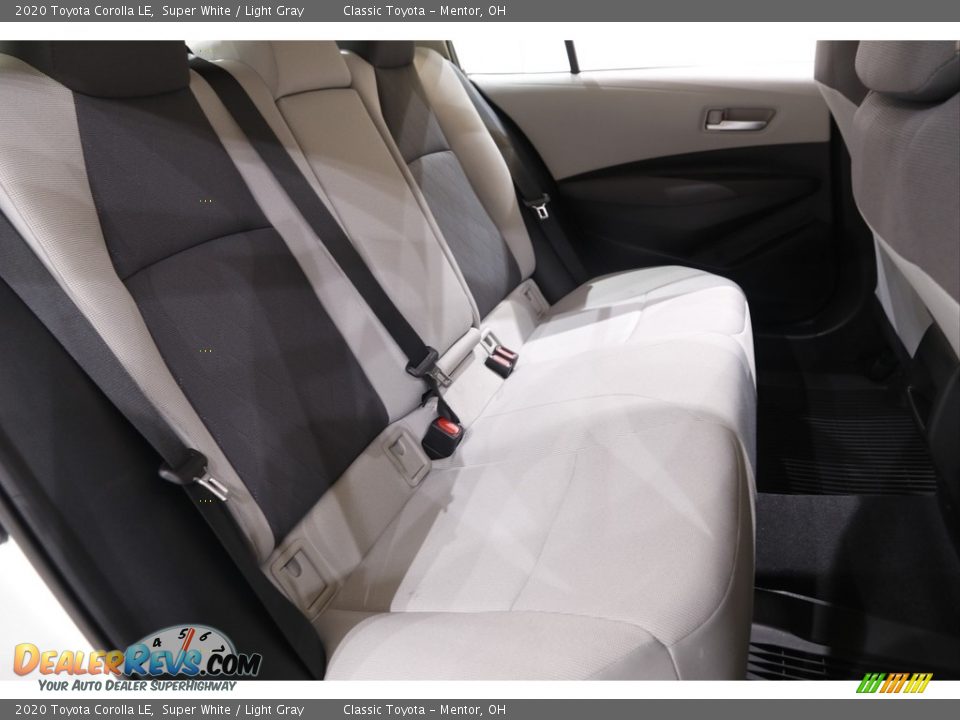 2020 Toyota Corolla LE Super White / Light Gray Photo #14