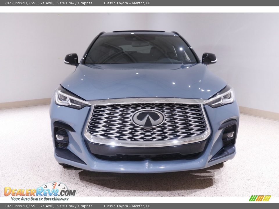 Slate Gray 2022 Infiniti QX55 Luxe AWD Photo #2