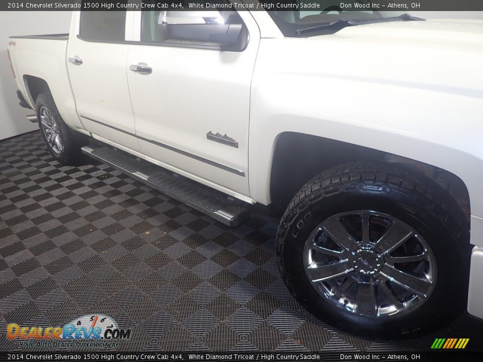 2014 Chevrolet Silverado 1500 High Country Crew Cab 4x4 White Diamond Tricoat / High Country Saddle Photo #5