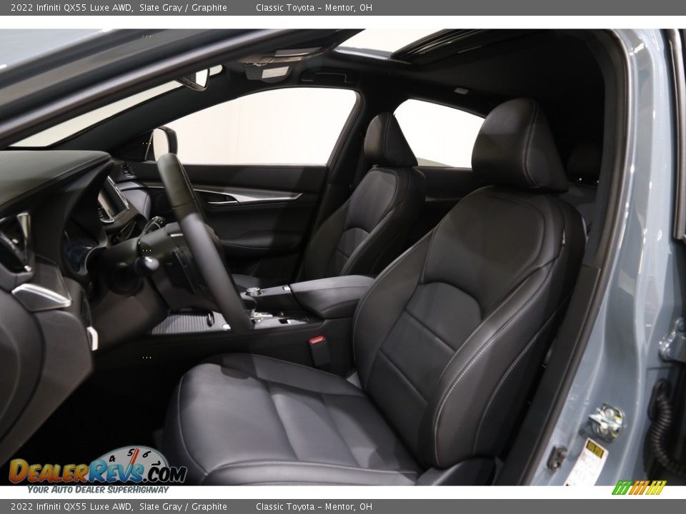 Graphite Interior - 2022 Infiniti QX55 Luxe AWD Photo #5