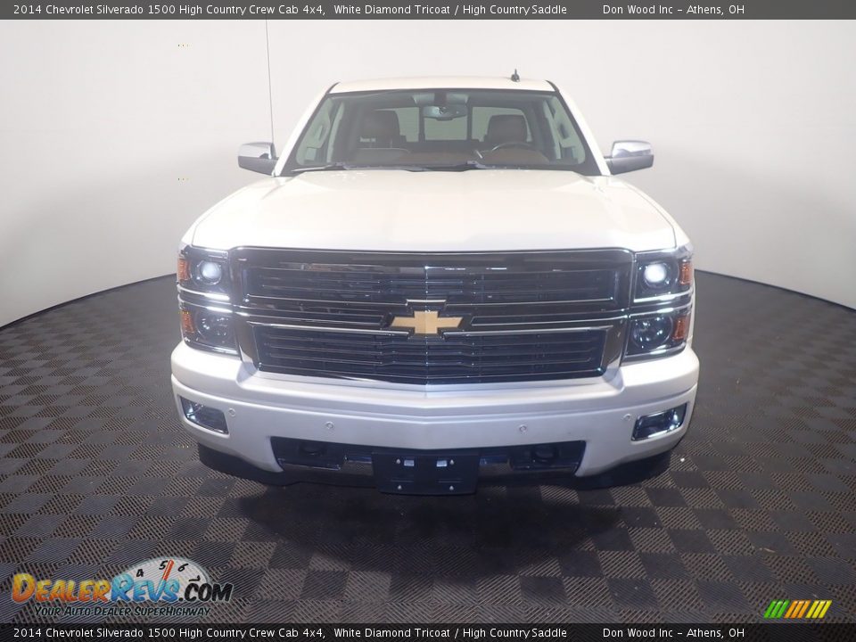 2014 Chevrolet Silverado 1500 High Country Crew Cab 4x4 White Diamond Tricoat / High Country Saddle Photo #6