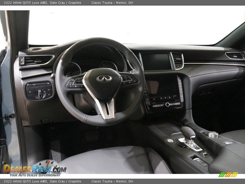 Dashboard of 2022 Infiniti QX55 Luxe AWD Photo #6