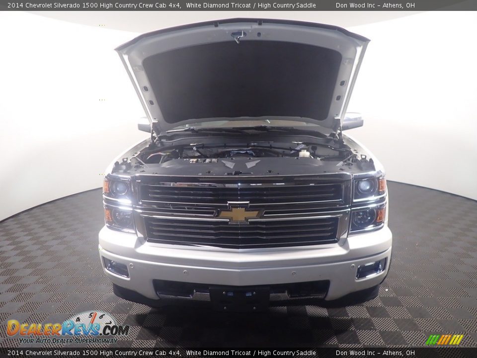 2014 Chevrolet Silverado 1500 High Country Crew Cab 4x4 White Diamond Tricoat / High Country Saddle Photo #7