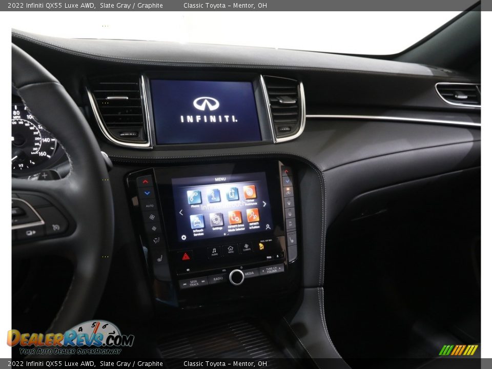 2022 Infiniti QX55 Luxe AWD Slate Gray / Graphite Photo #9