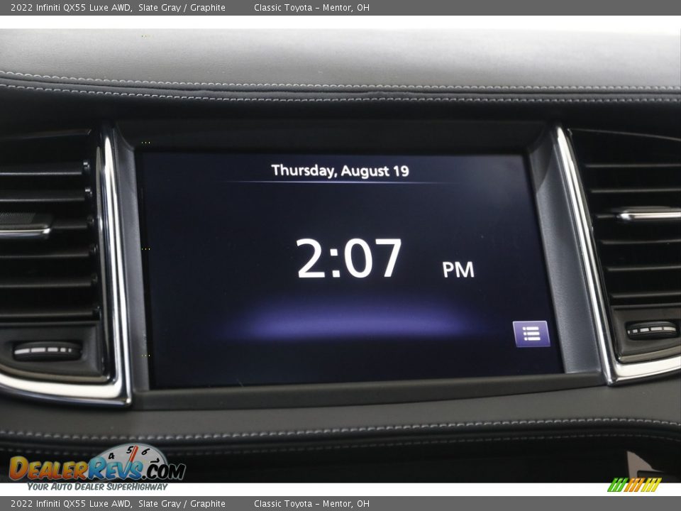 2022 Infiniti QX55 Luxe AWD Slate Gray / Graphite Photo #12