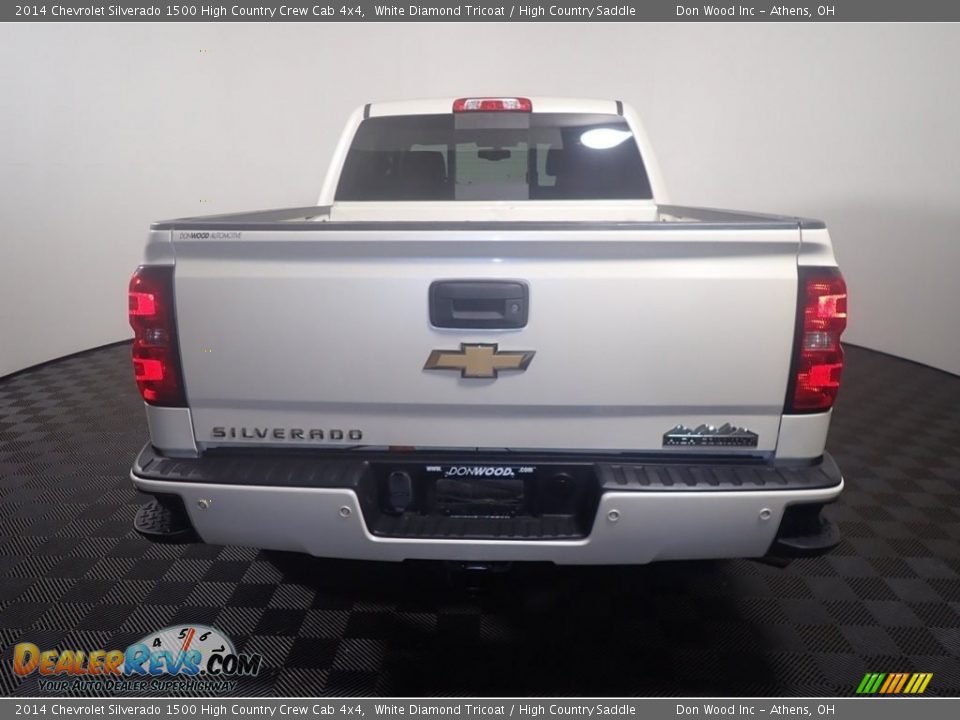 2014 Chevrolet Silverado 1500 High Country Crew Cab 4x4 White Diamond Tricoat / High Country Saddle Photo #14