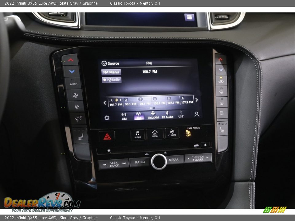 Controls of 2022 Infiniti QX55 Luxe AWD Photo #15