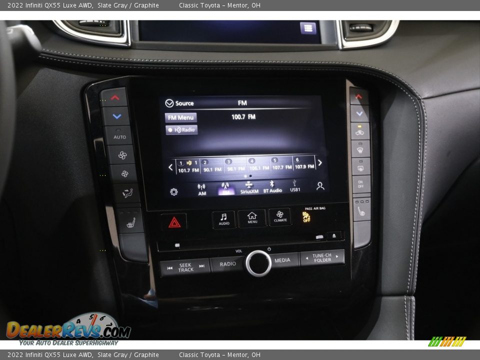 Controls of 2022 Infiniti QX55 Luxe AWD Photo #15