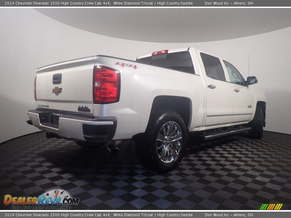 2014 Chevrolet Silverado 1500 High Country Crew Cab 4x4 White Diamond Tricoat / High Country Saddle Photo #16