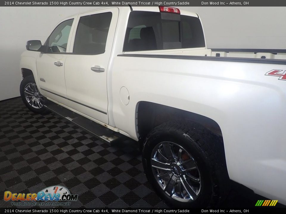 2014 Chevrolet Silverado 1500 High Country Crew Cab 4x4 White Diamond Tricoat / High Country Saddle Photo #18