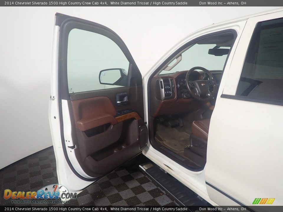 2014 Chevrolet Silverado 1500 High Country Crew Cab 4x4 White Diamond Tricoat / High Country Saddle Photo #20