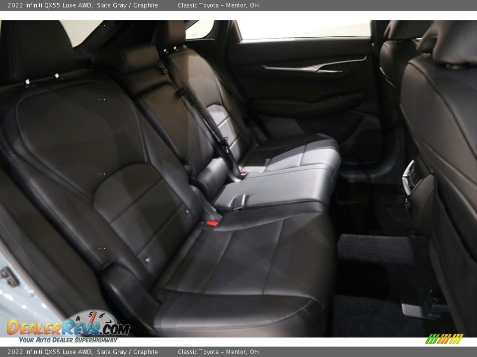 Rear Seat of 2022 Infiniti QX55 Luxe AWD Photo #22