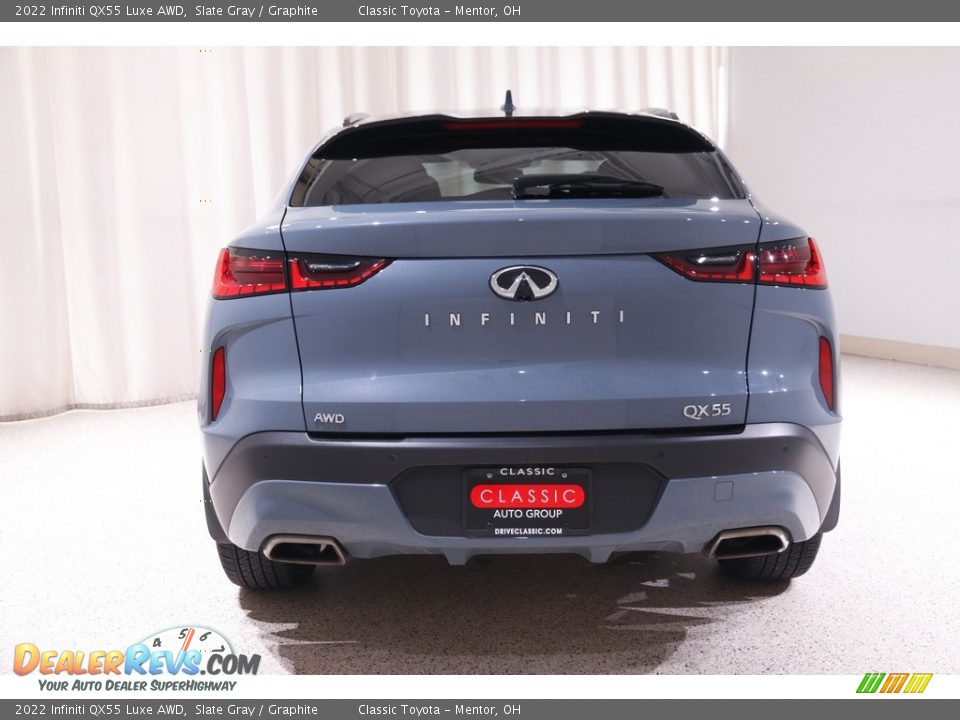 2022 Infiniti QX55 Luxe AWD Slate Gray / Graphite Photo #24