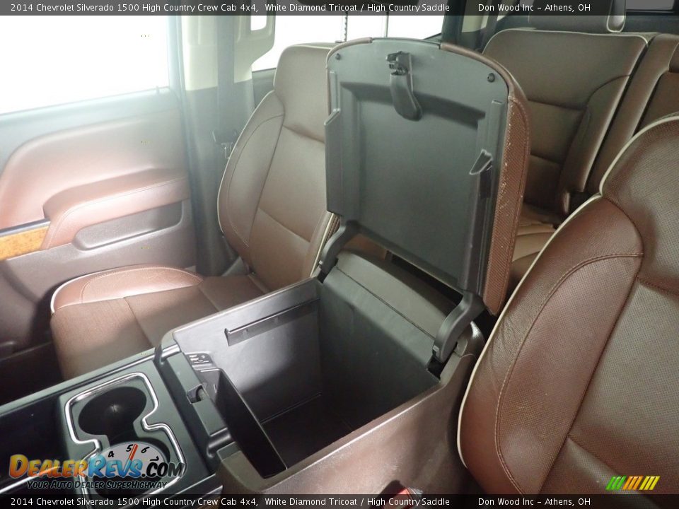 2014 Chevrolet Silverado 1500 High Country Crew Cab 4x4 White Diamond Tricoat / High Country Saddle Photo #33