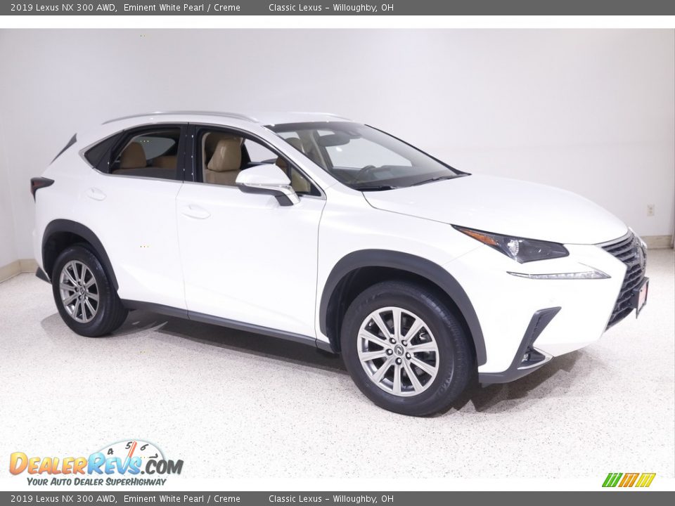 2019 Lexus NX 300 AWD Eminent White Pearl / Creme Photo #1