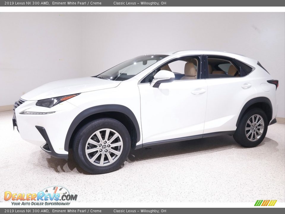 2019 Lexus NX 300 AWD Eminent White Pearl / Creme Photo #3