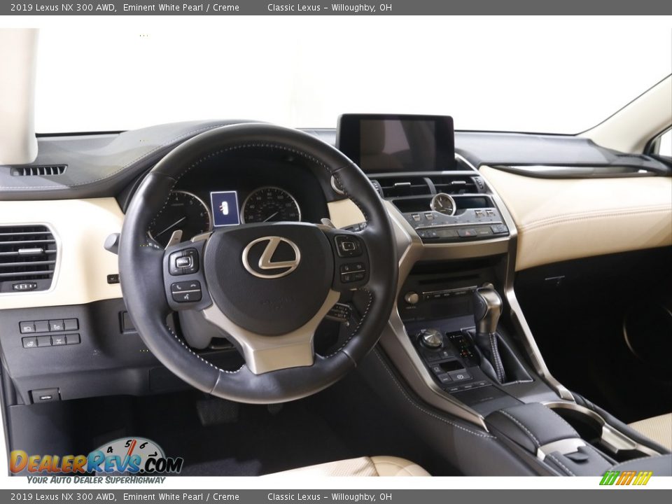 2019 Lexus NX 300 AWD Eminent White Pearl / Creme Photo #6