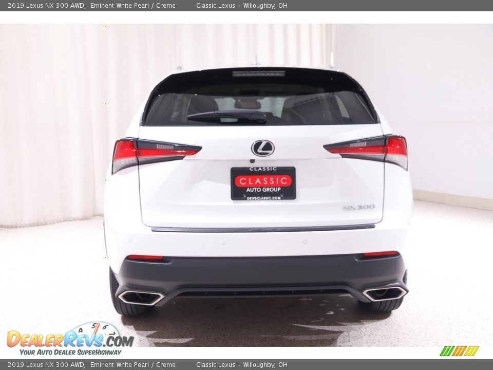 2019 Lexus NX 300 AWD Eminent White Pearl / Creme Photo #17