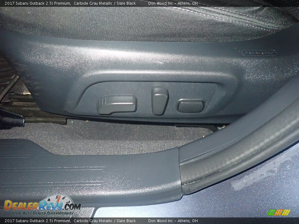 2017 Subaru Outback 2.5i Premium Carbide Gray Metallic / Slate Black Photo #24
