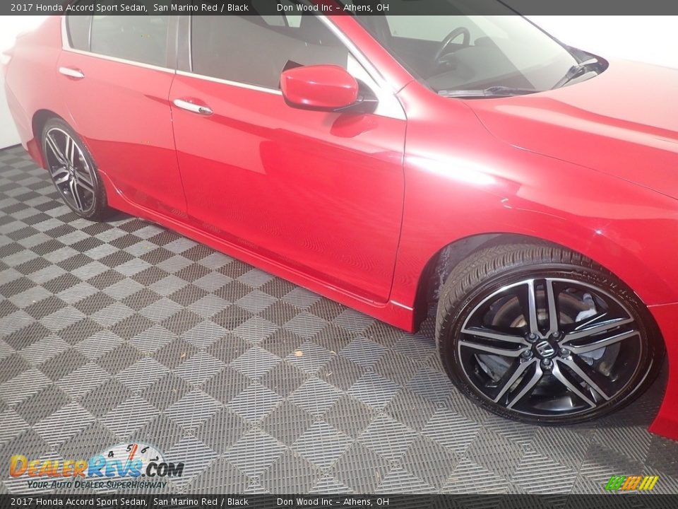 2017 Honda Accord Sport Sedan San Marino Red / Black Photo #4