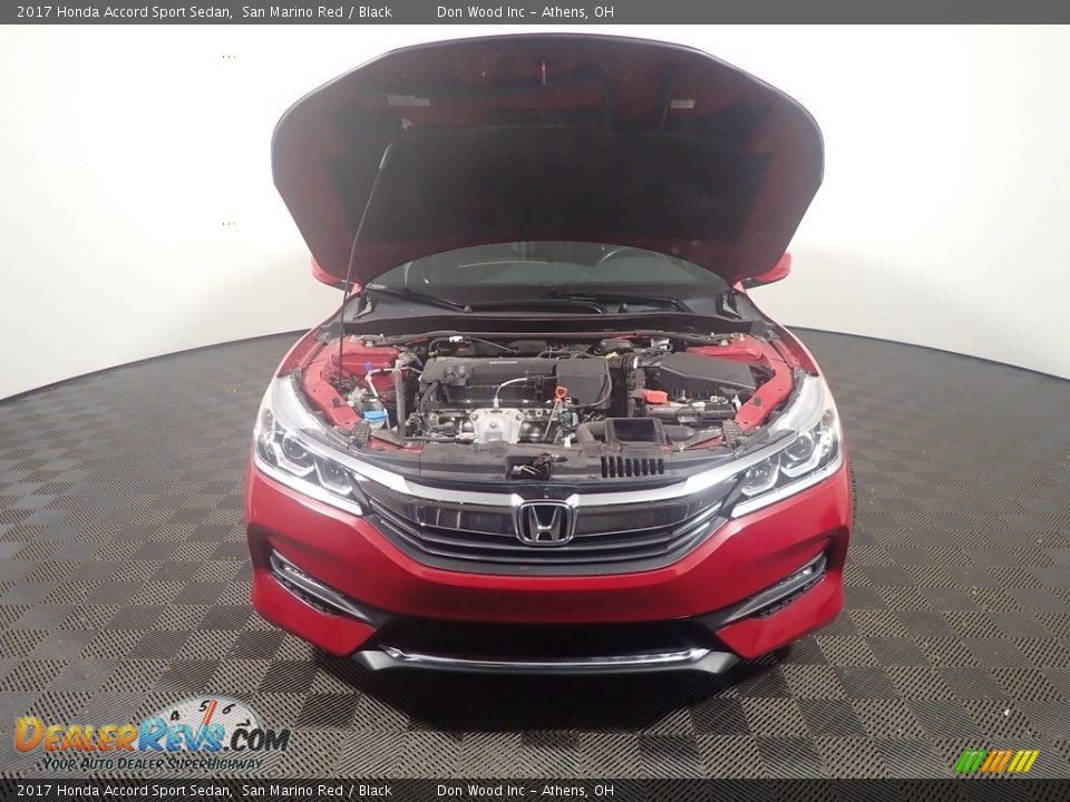 2017 Honda Accord Sport Sedan San Marino Red / Black Photo #6