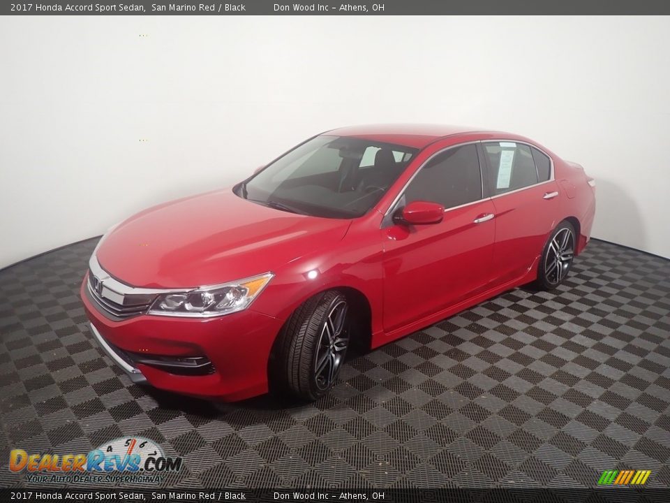 2017 Honda Accord Sport Sedan San Marino Red / Black Photo #9
