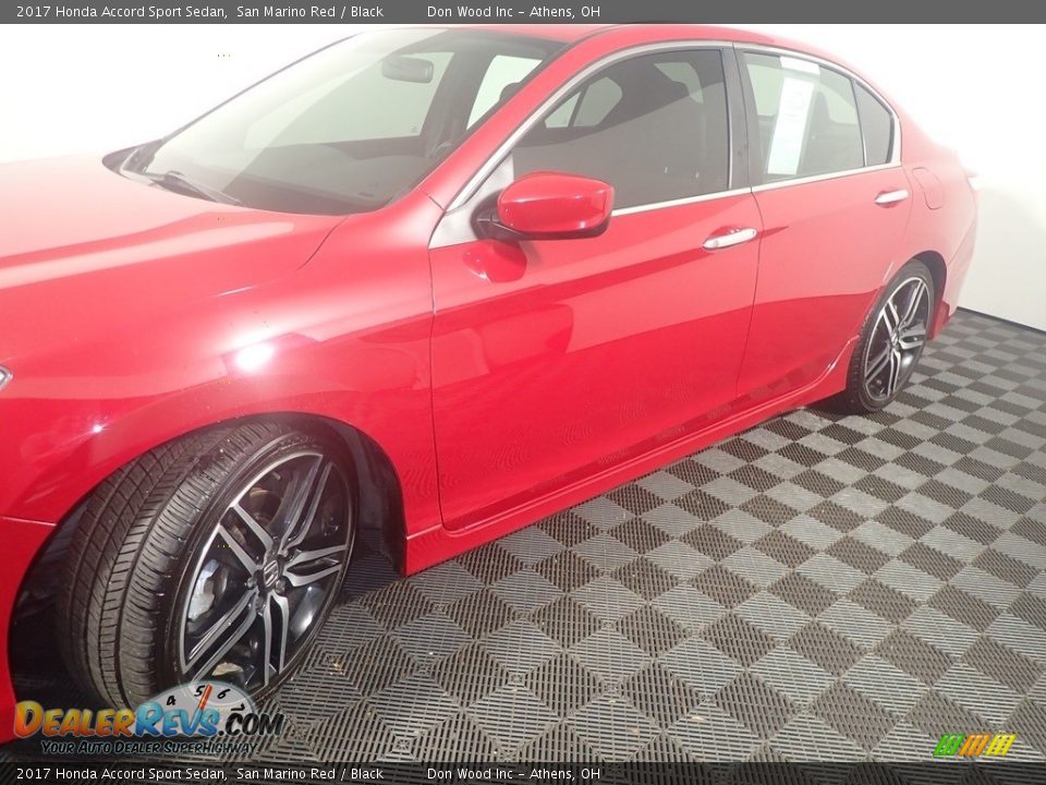 2017 Honda Accord Sport Sedan San Marino Red / Black Photo #10