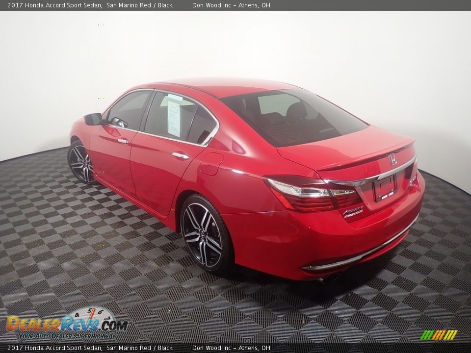 2017 Honda Accord Sport Sedan San Marino Red / Black Photo #12