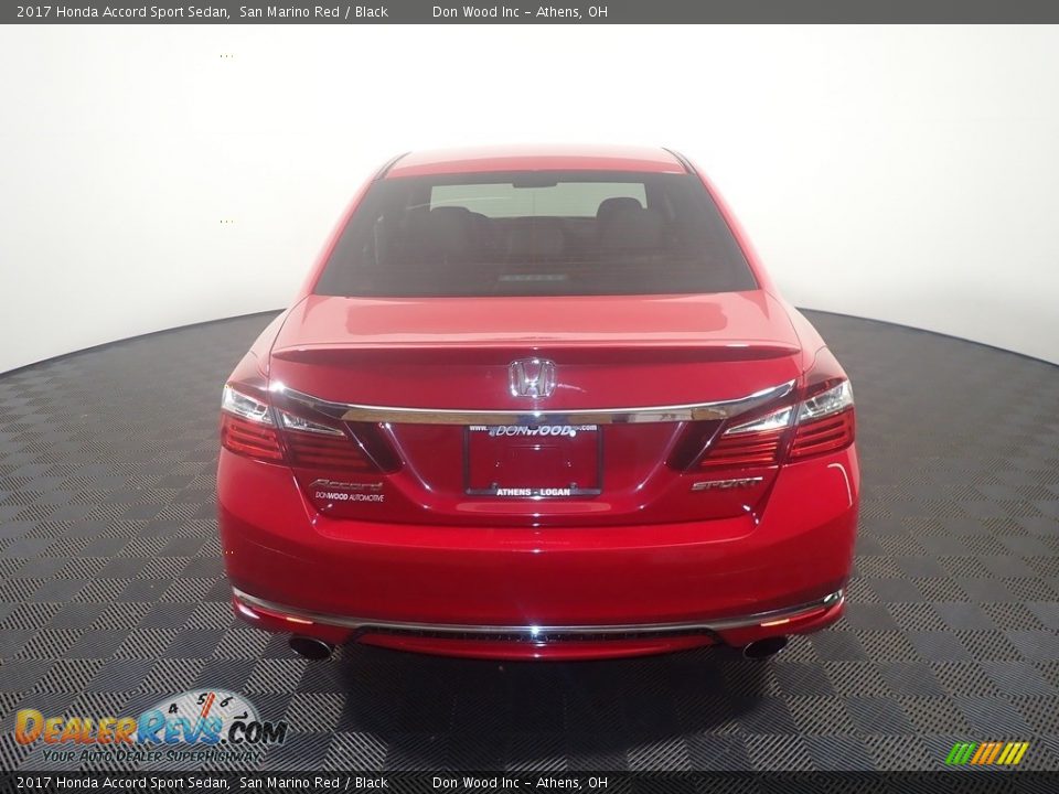 2017 Honda Accord Sport Sedan San Marino Red / Black Photo #13