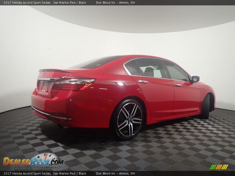 2017 Honda Accord Sport Sedan San Marino Red / Black Photo #16