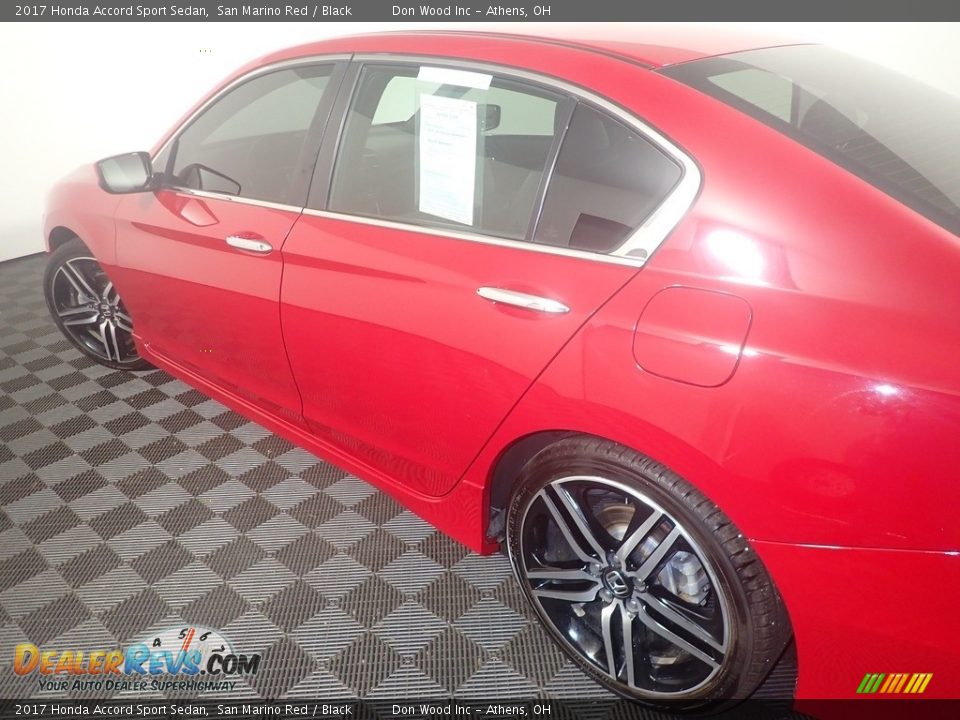 2017 Honda Accord Sport Sedan San Marino Red / Black Photo #18