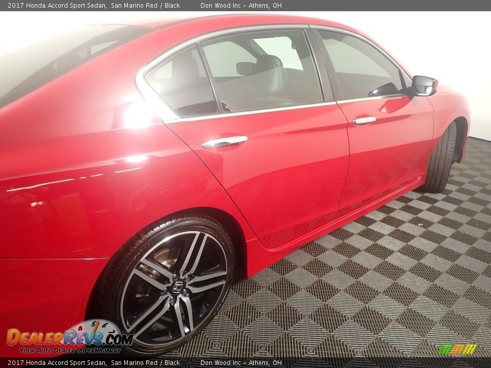 2017 Honda Accord Sport Sedan San Marino Red / Black Photo #19
