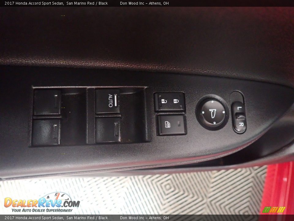 2017 Honda Accord Sport Sedan San Marino Red / Black Photo #21