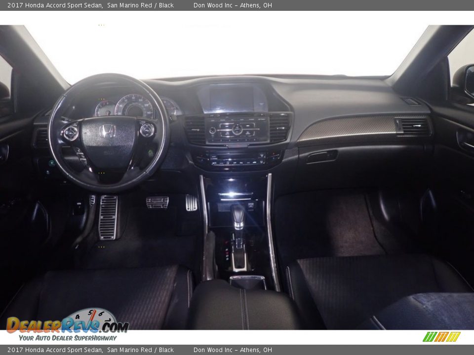 2017 Honda Accord Sport Sedan San Marino Red / Black Photo #24