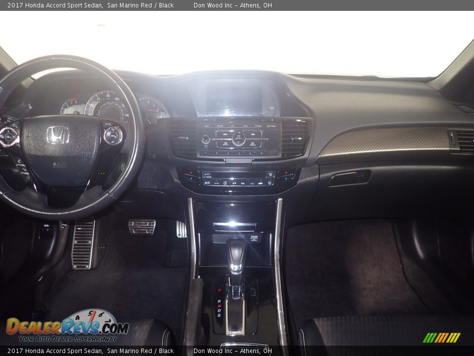 2017 Honda Accord Sport Sedan San Marino Red / Black Photo #25